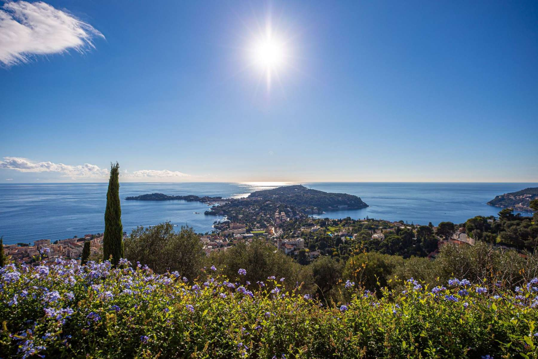 Villefranche Heights Estate with Panoramic Riviera Views