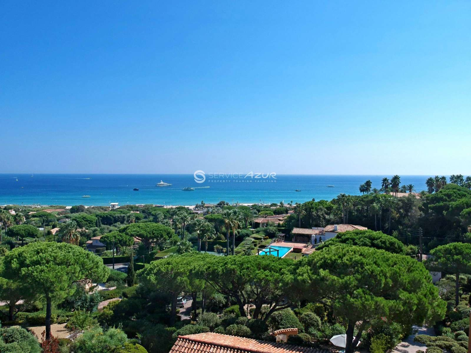 Оренда вілли в Saint-Tropez з панорамним видом на море
