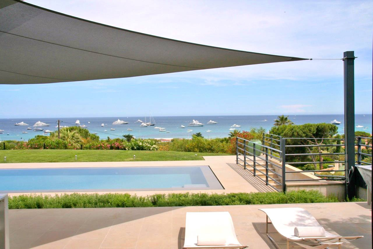 Вилла люкс с видом на море рядом с пляжем в Saint Tropez