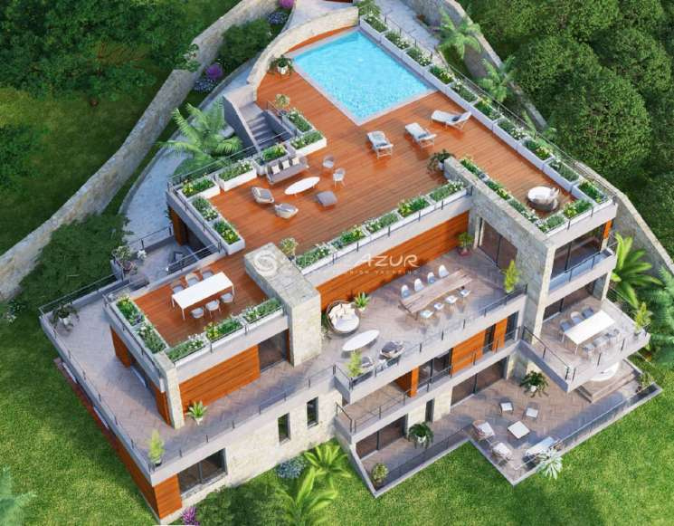 Sea view modern home in Roquebrune-Cap-Martin - ref 1041