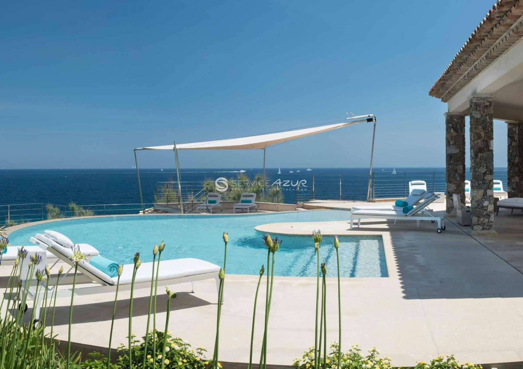 Rent sea view villa in Saint Tropez
