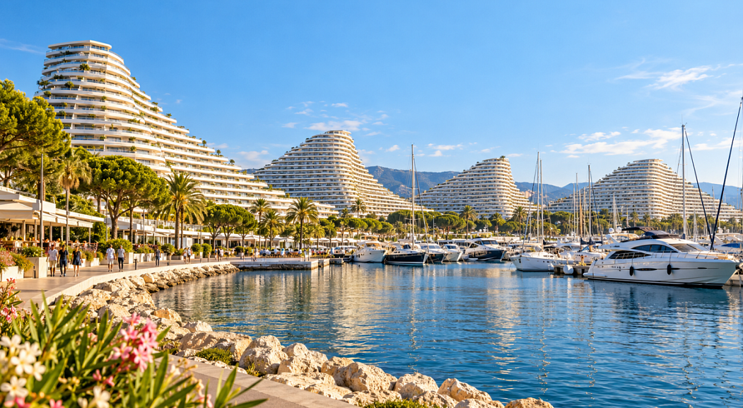 Marina Baie des Anges: архитектура, рестораны, SPA и пляжи