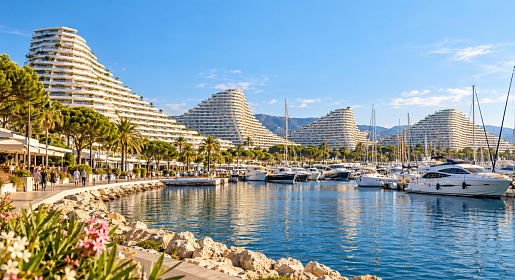 Marina Baie des Anges: архитектура, рестораны, SPA и пляжи