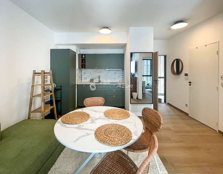 Квартира в элитной новостройке Olympe в Босолей на границе с Монако - ref 6011