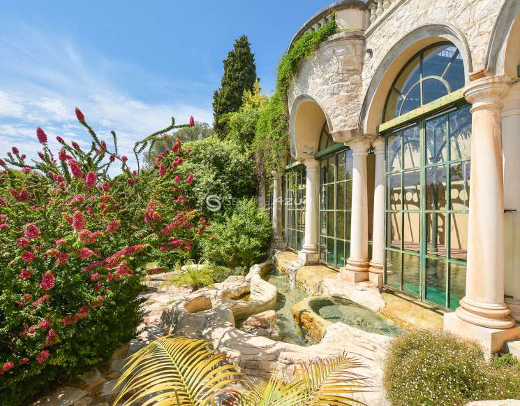 Belle Epoque mansion in Villefranche-sur-Mer with sea view and private 400 meters of coastline - ref 1021