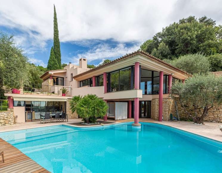 Villa moderne dans un domaine privé Villefranche-sur-Mer - ref 1011