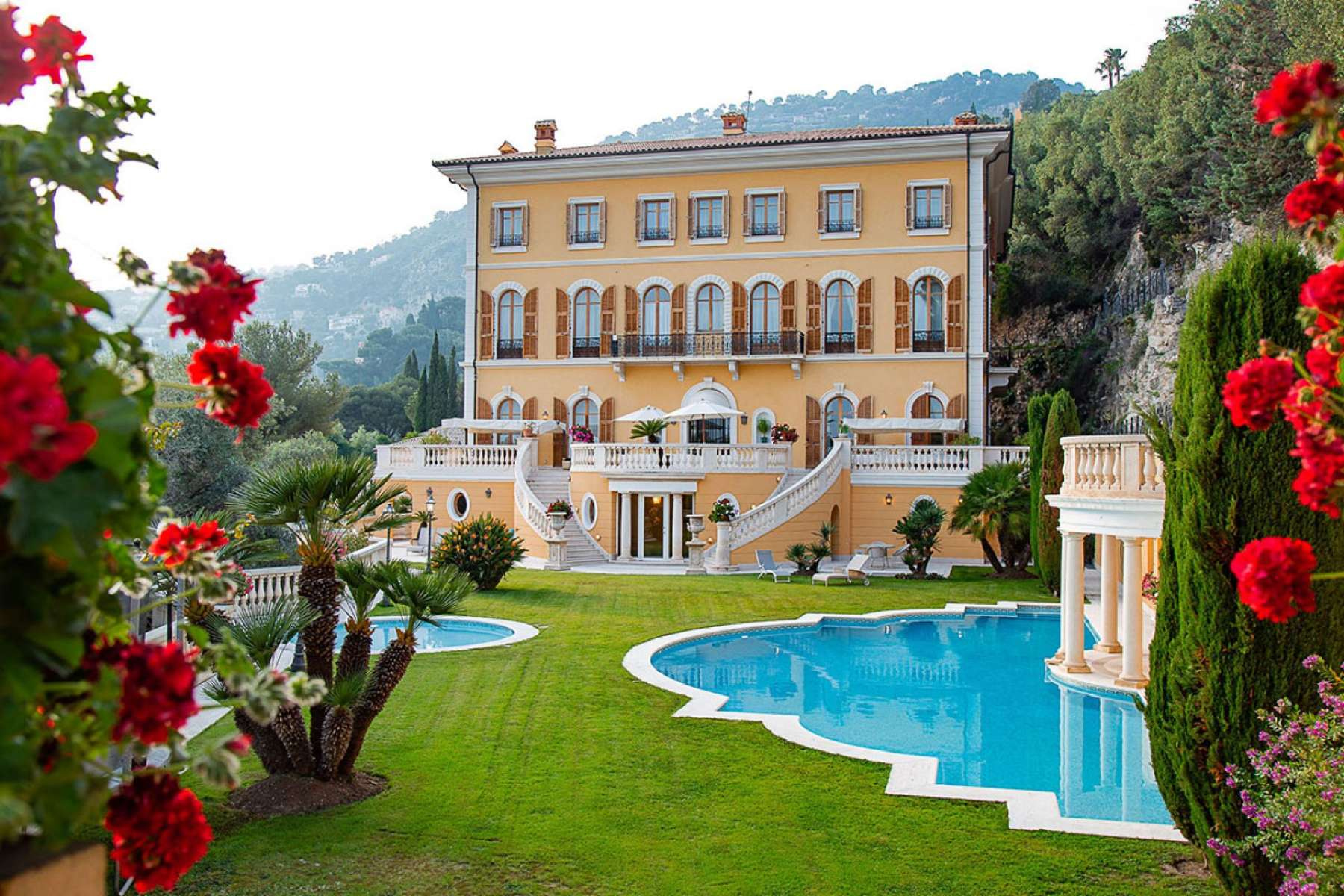 19th Century Villefranche-sur-Mer Mansion with Panoramic Sea Views