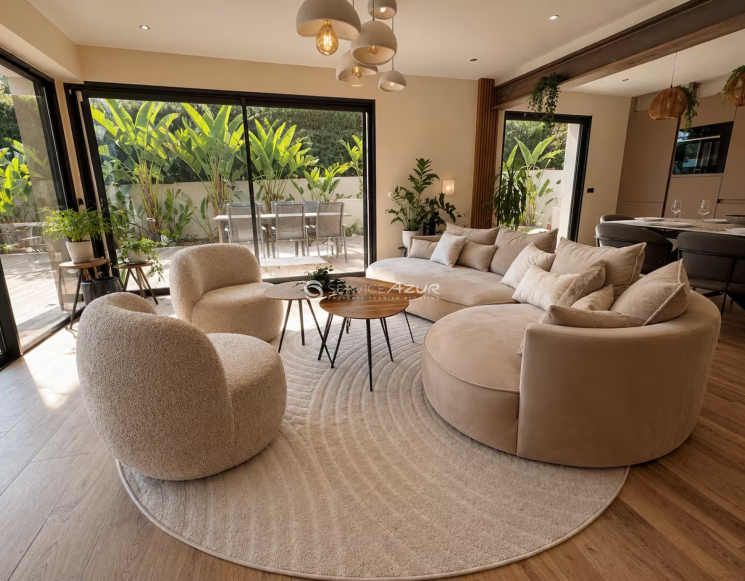 Villa Luna — Élégante villa contemporaine à Cagnes-sur-Mer -&nbsp;ref&nbsp;3033