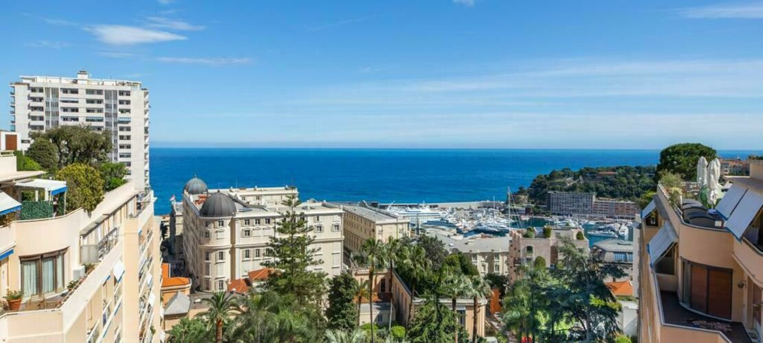 Апартаменты в Монако с видом на море и порт