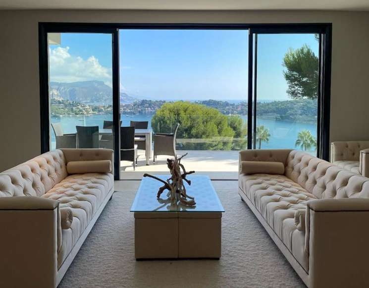 Modern house with sea view in Villefranche-sur-Mer - ref 3007