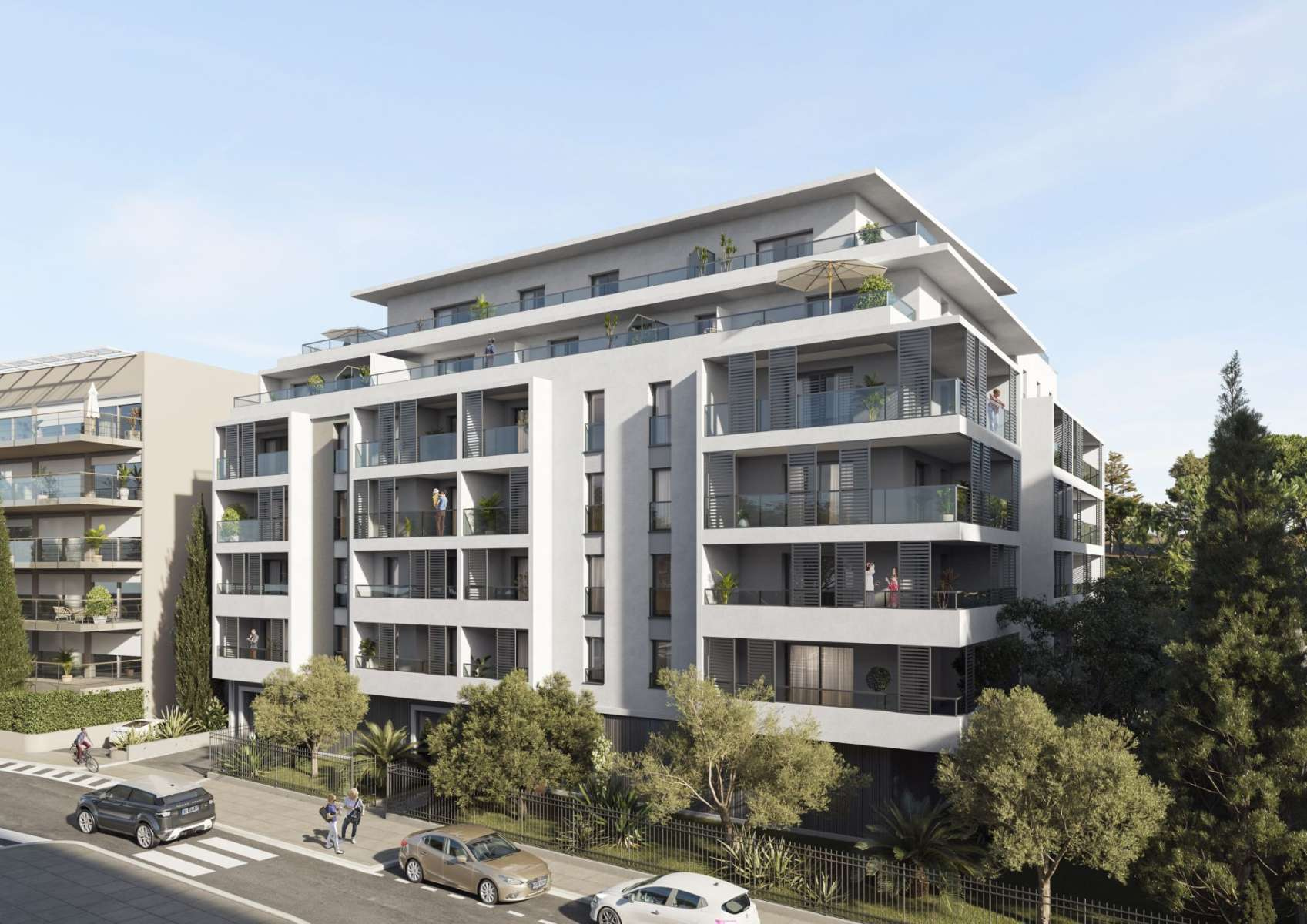 Четырёхкомнатная квартира в новостройке в Каннах