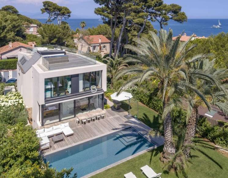 Новая вилла у пляжа Ля Гаруп на Кап д’Антиб - ref 3474
