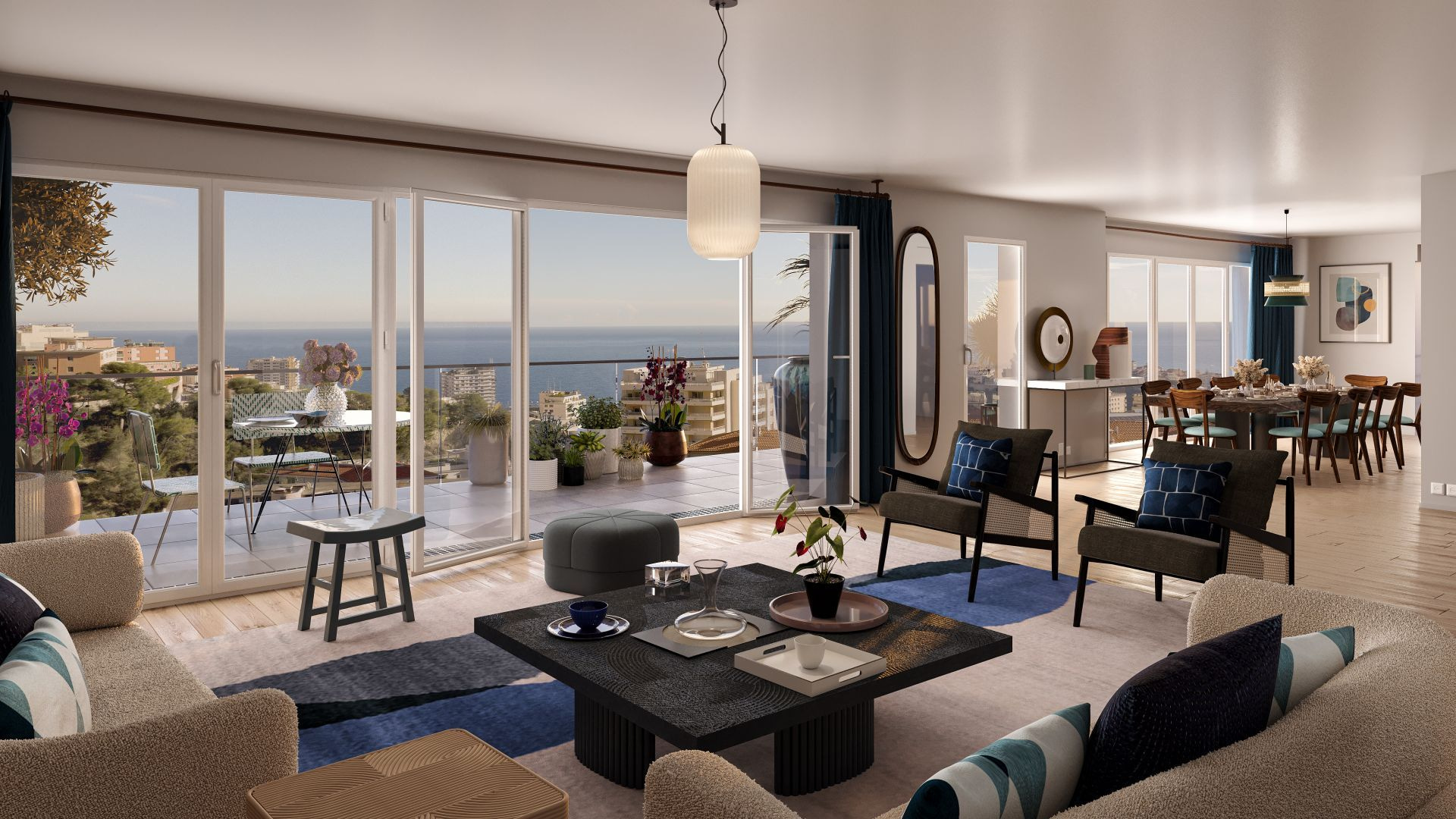 One-bedroom Apartment in a New Development in Beausoleil