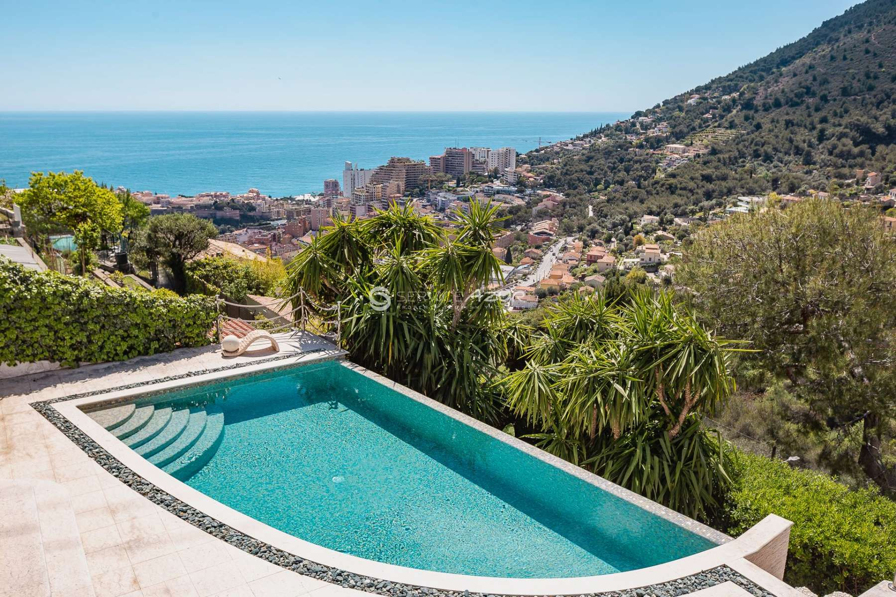 House on the hill of Beausoleil overlooking Monaco