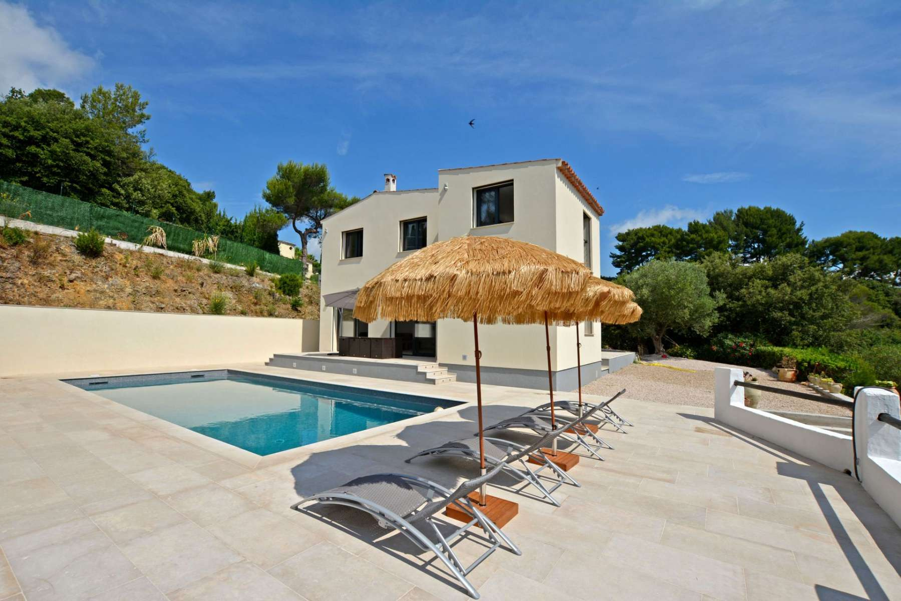 Villa for rent in gated community in Antibes