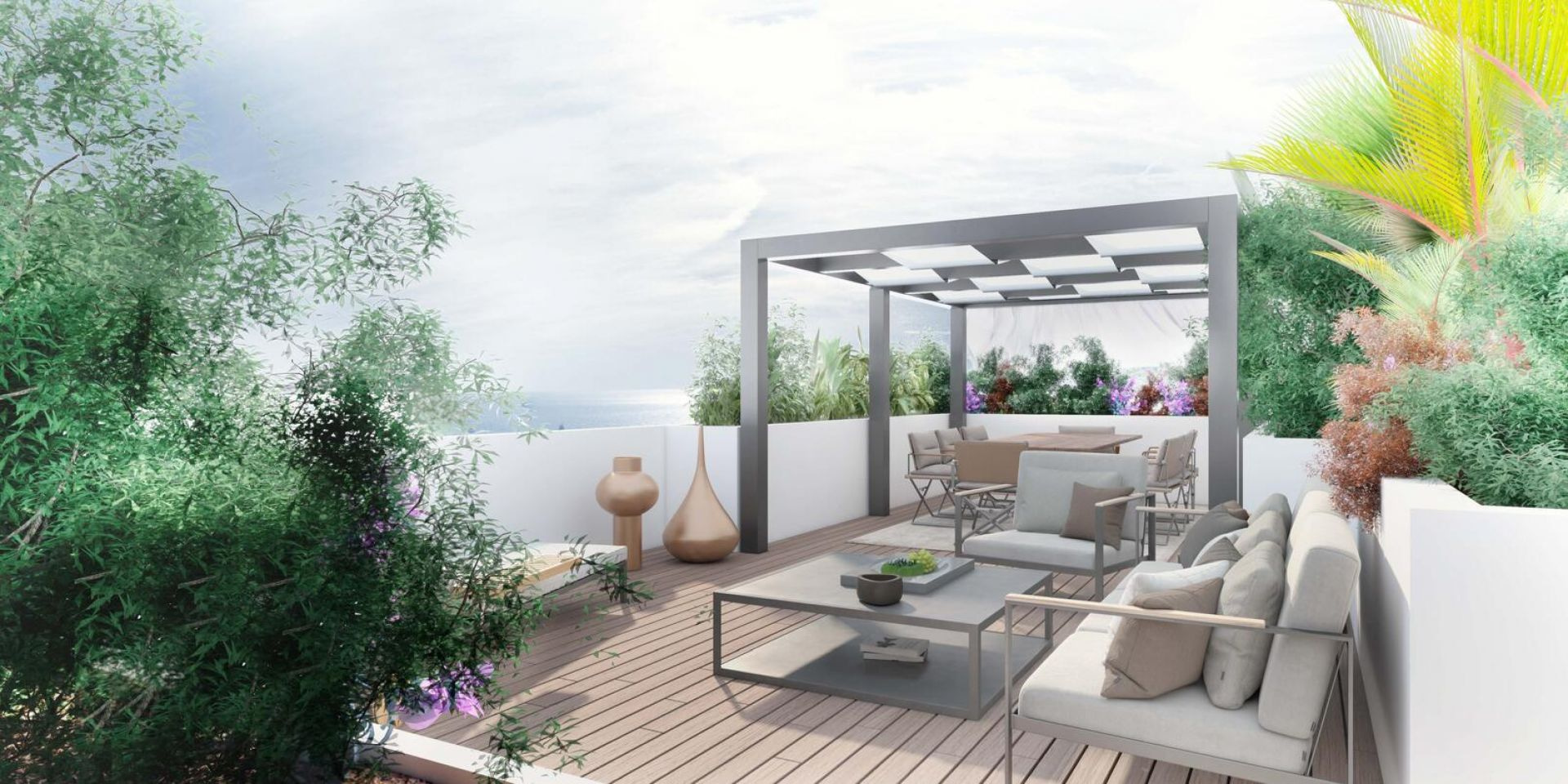 Luxurious 3-Story Penthouse in Villa Annonciade, Saint-Roman district of Monaco