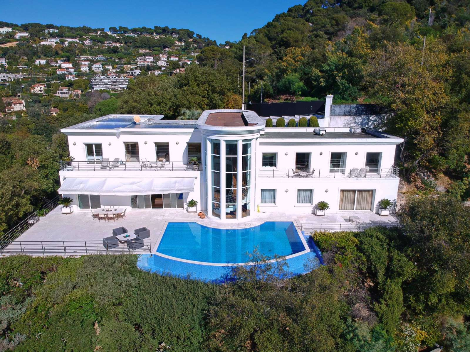 Cannes La Californie Mansion with Sea and Mountain Views