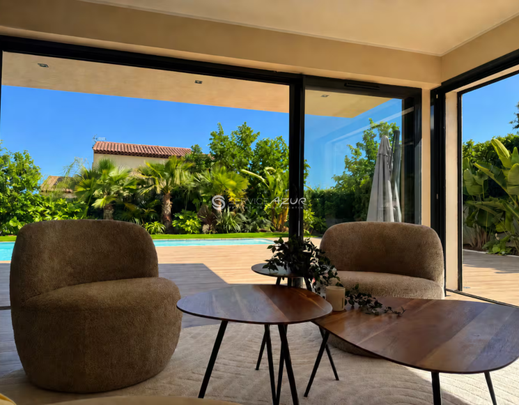 Villa Luna — Élégante villa contemporaine à Cagnes-sur-Mer -&nbsp;ref&nbsp;3033