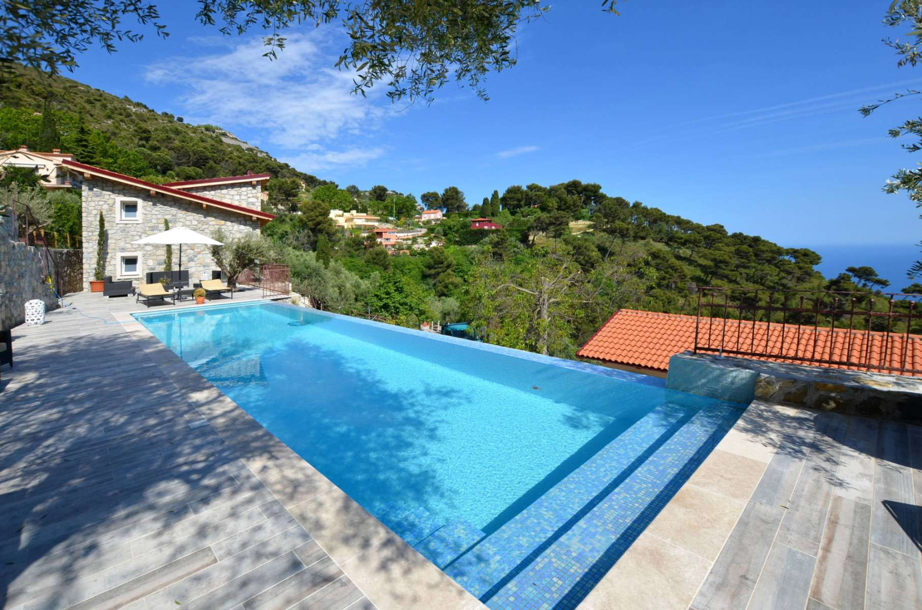 Eze Village Estate with Panoramic Sea and Old Town Views
