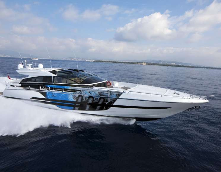 Motor boat Baia 100, 31m, 4 cabins